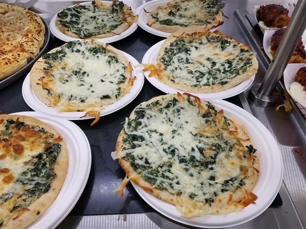 pesto flatbread pizza